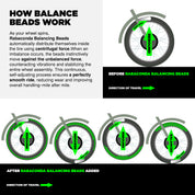 Perline di bilanciamento per moto Rabaconda