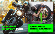 Equilibratrice per gomme da moto